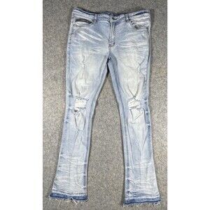 Rockstar Original RSM 205 Flare Denim Jeans Mens Size 40 Stretch USA